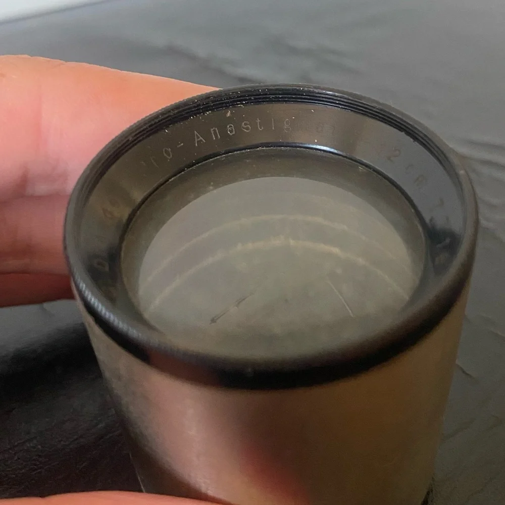 RARE ANTIQUE German 1889-1928 Dresden Ernemann-Werke Projector Lens - Picture 9 of 10